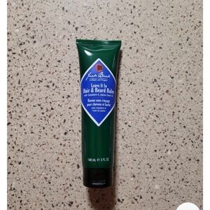 Jack Black Leave It In Hair & Beard Balm 5 oz Squalane Jojoba Seed Oil SEALED